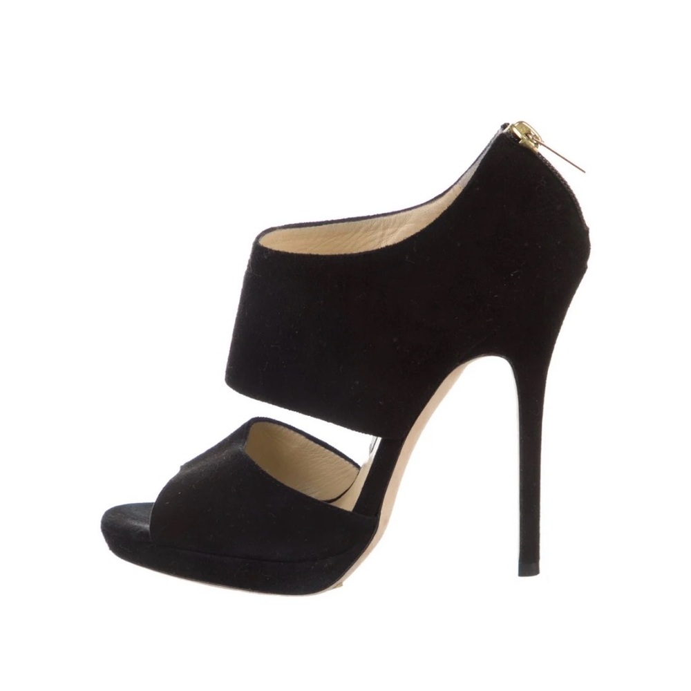 Jimmy Choo Black Suede High Heels